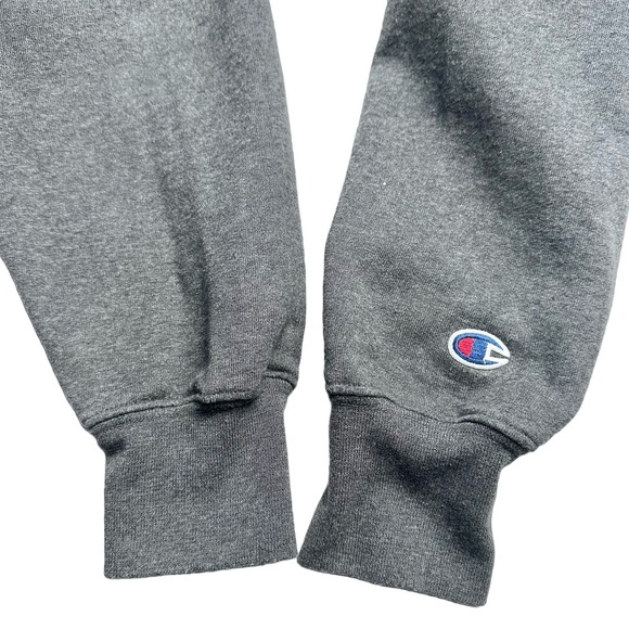 Champion x GT | Unisex | Gray Eco-Fleece Quarter Zip Sweatshirt | Medium - Picture 13 of 14